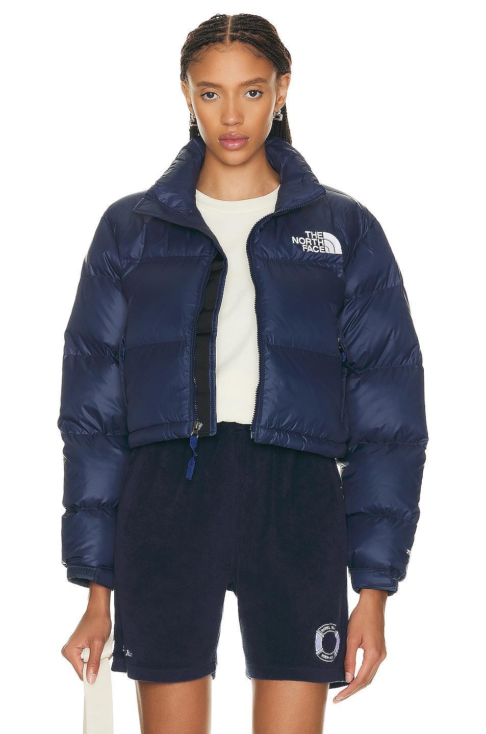 The North Face Nuptse Short Jacket in Navy Product Image