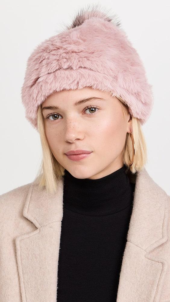 Jocelyn Faux Hat with Faux Pom | Shopbop Product Image