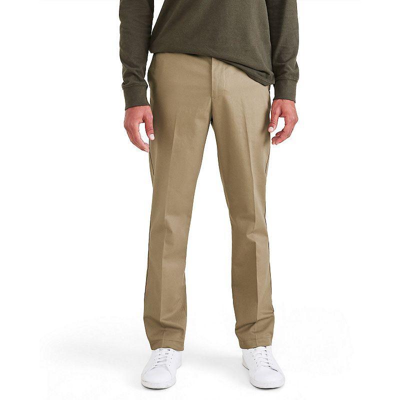 Men's Signature Slim Fit Iron Free Khaki Pants with Stain Defender Product Image