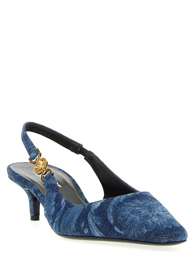 Barocco Pumps In Blue Product Image