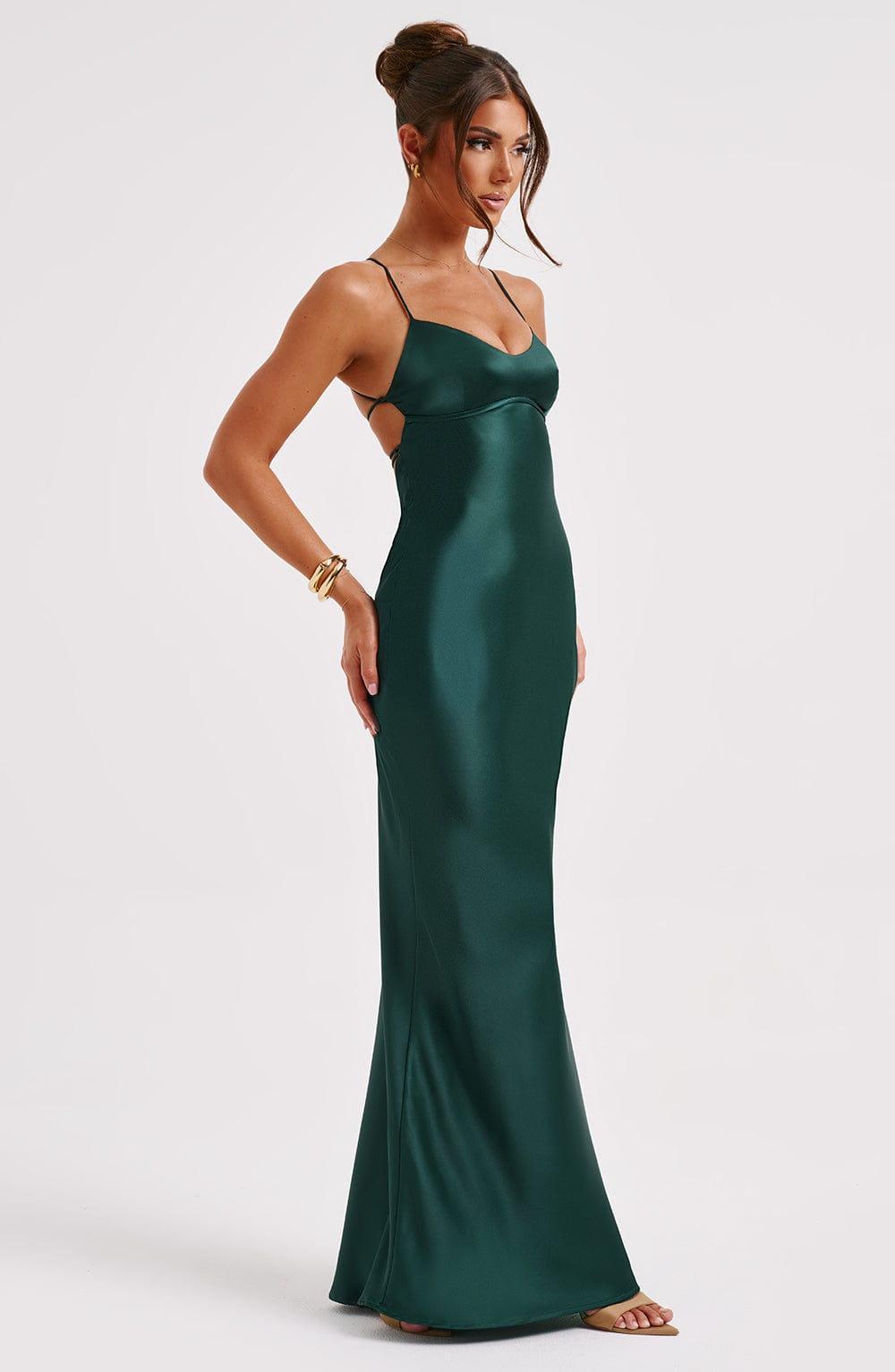 Malika Maxi Dress - Emerald Product Image