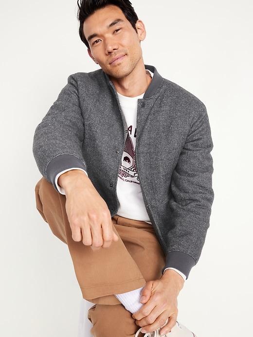 Tweed Bomber Jacket Product Image