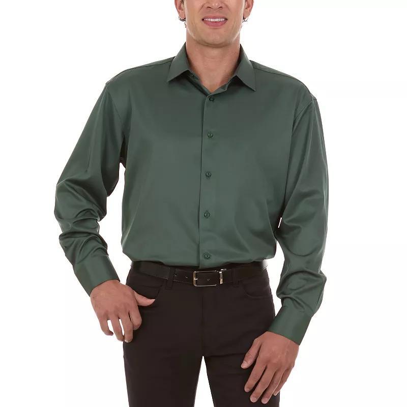 Mens Geoffrey Beene Regular-Fit Sateen Stretch Dress Shirt Product Image