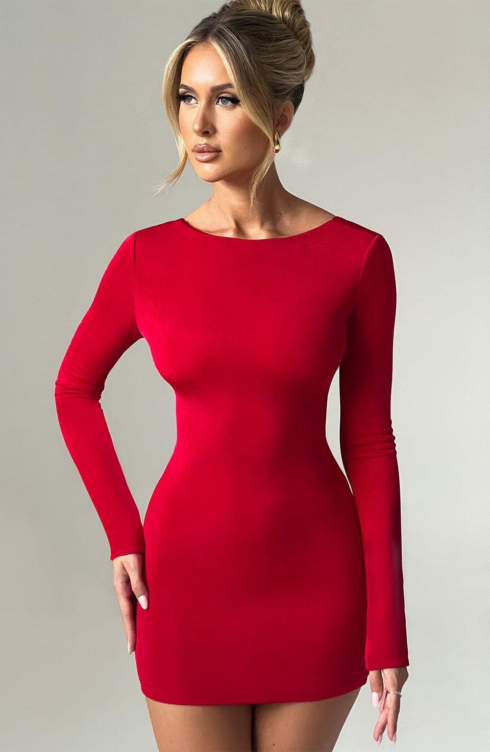 Una Mini Dress - Red Product Image