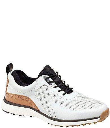 Johnston  Murphy Mens H1-Luxe Hybrid XC4 Waterproof Leather Golf Sneakers Product Image