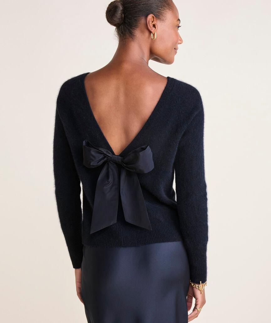 Luxe Bow Back Sweater Product Image