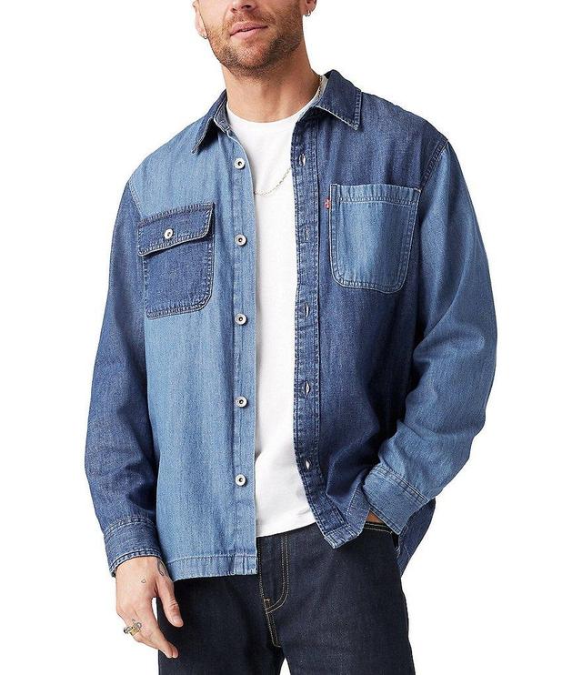 Levi's® Pieced Colorblock Long Sleeve Utility Shacket Product Image