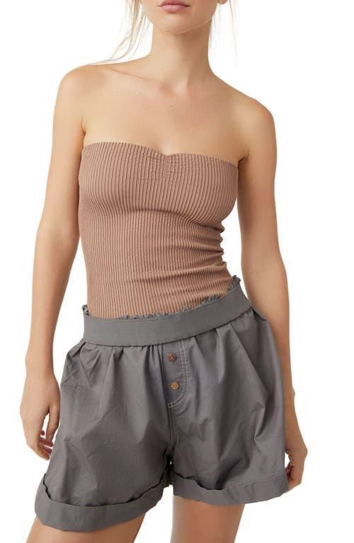 Ribbed Seamless Tube Top Product Image