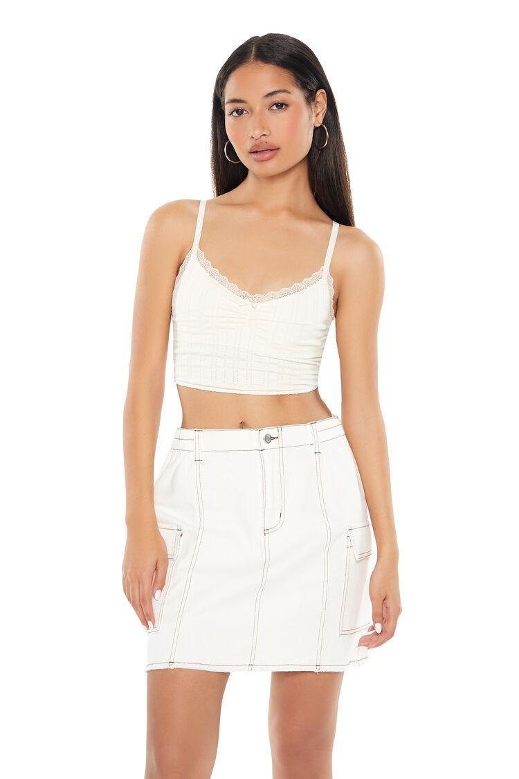 Cargo A-Line Mini Skirt | Forever 21 Product Image