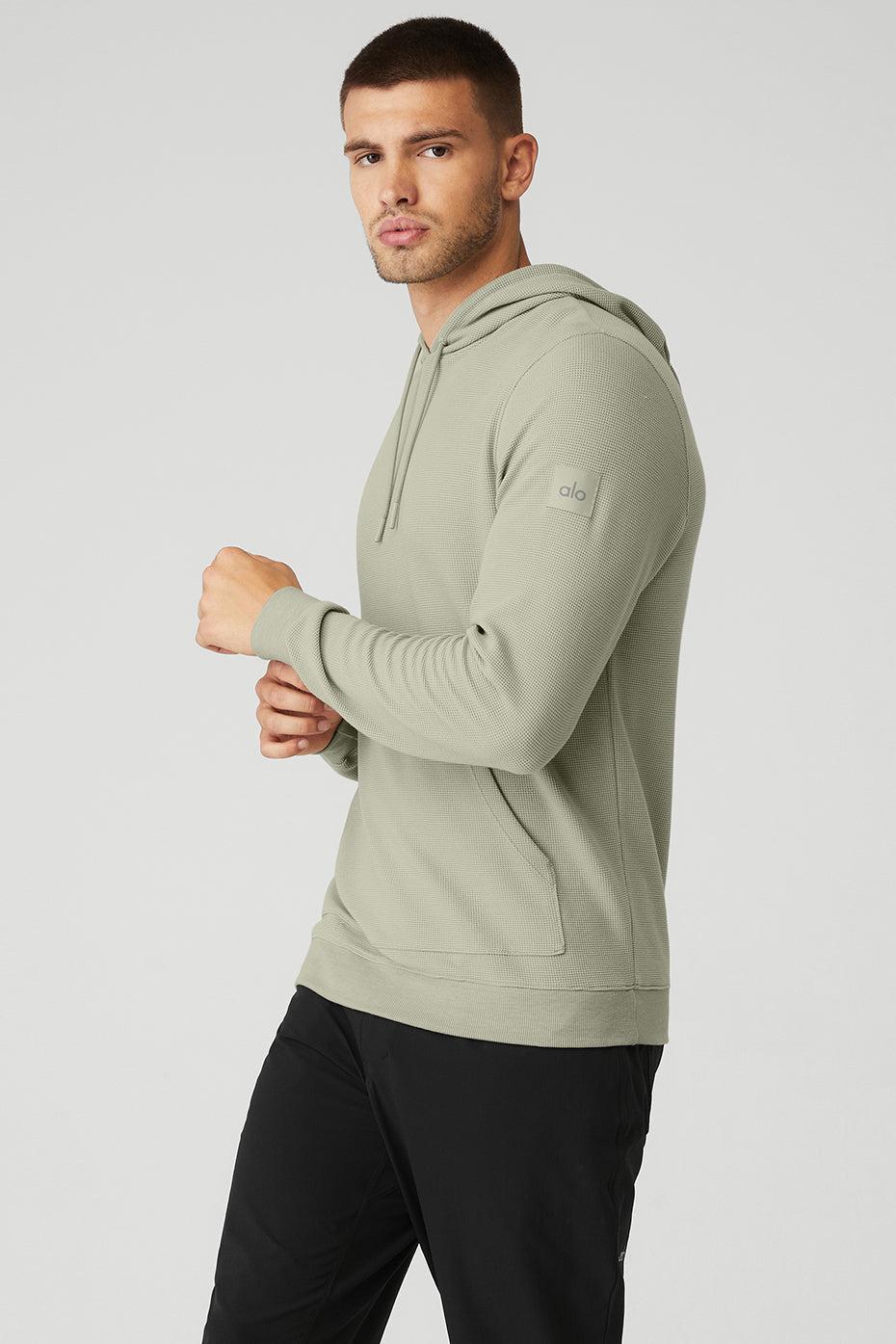 Micro Waffle Fast Break Hoodie - Limestone Male Product Image