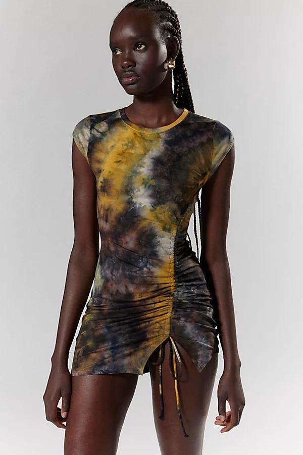 Urban Outfitters UO Tabi Tie-Dye Mini Dress Womens at Urban Outfitters Product Image