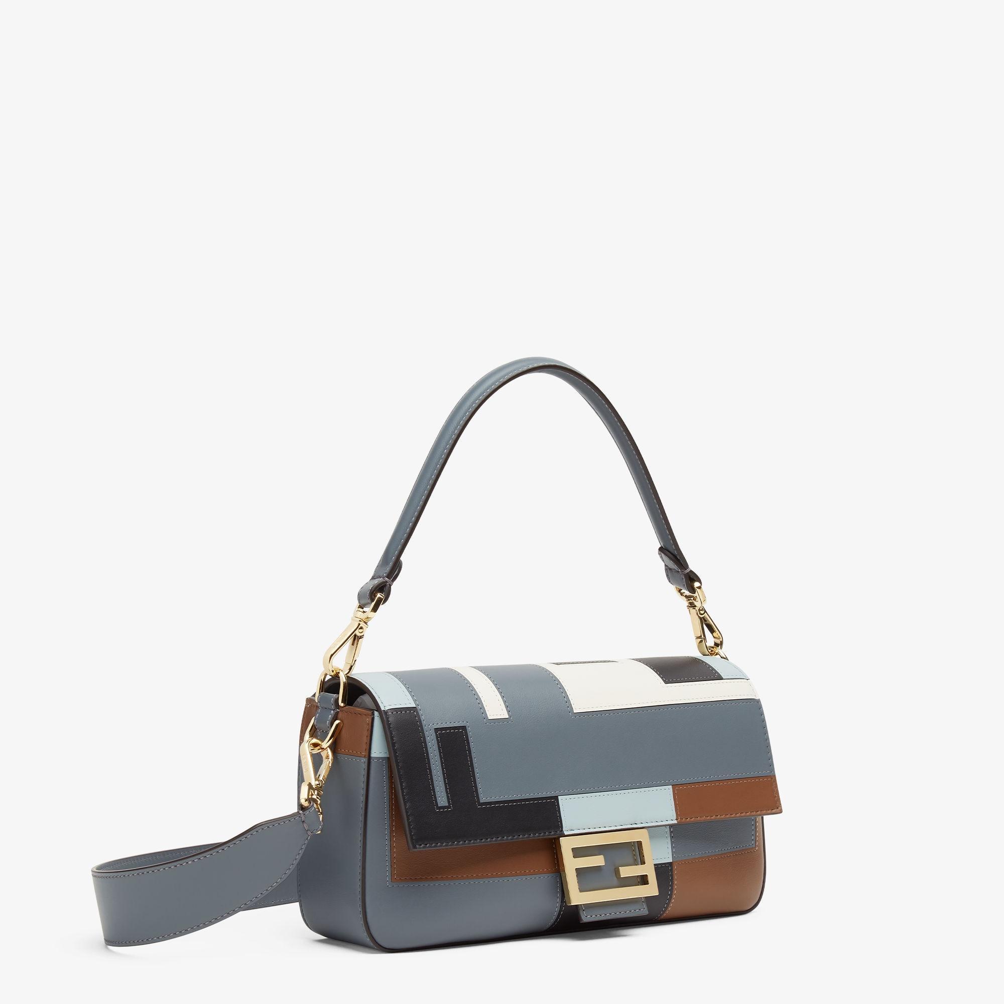 BaguetteLeather bag with multicolor FF inlay Product Image