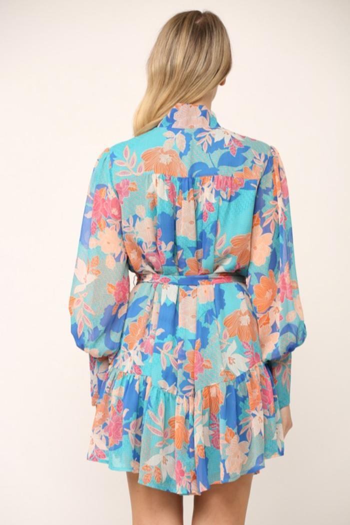 Floral Chiffon Dress Product Image