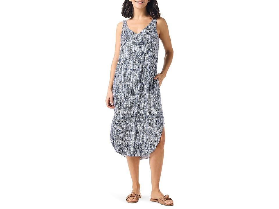 NIC+ZOE Dashing Dot Live In Tank Dress (Indigo Multi) Women's Dress Product Image