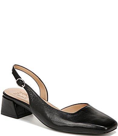 Naturalizer Jayla Low Heel Slingback Dress Shoes Leather) Women's Sandals Product Image