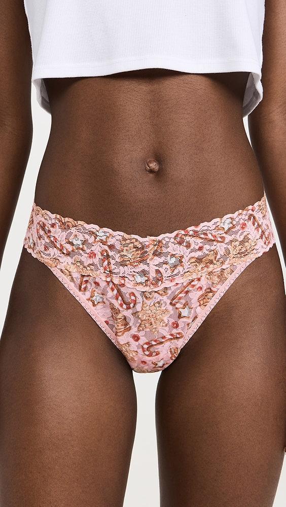 Hanky Panky Printed Signature Lace Original Rise Thong | Shopbop Product Image