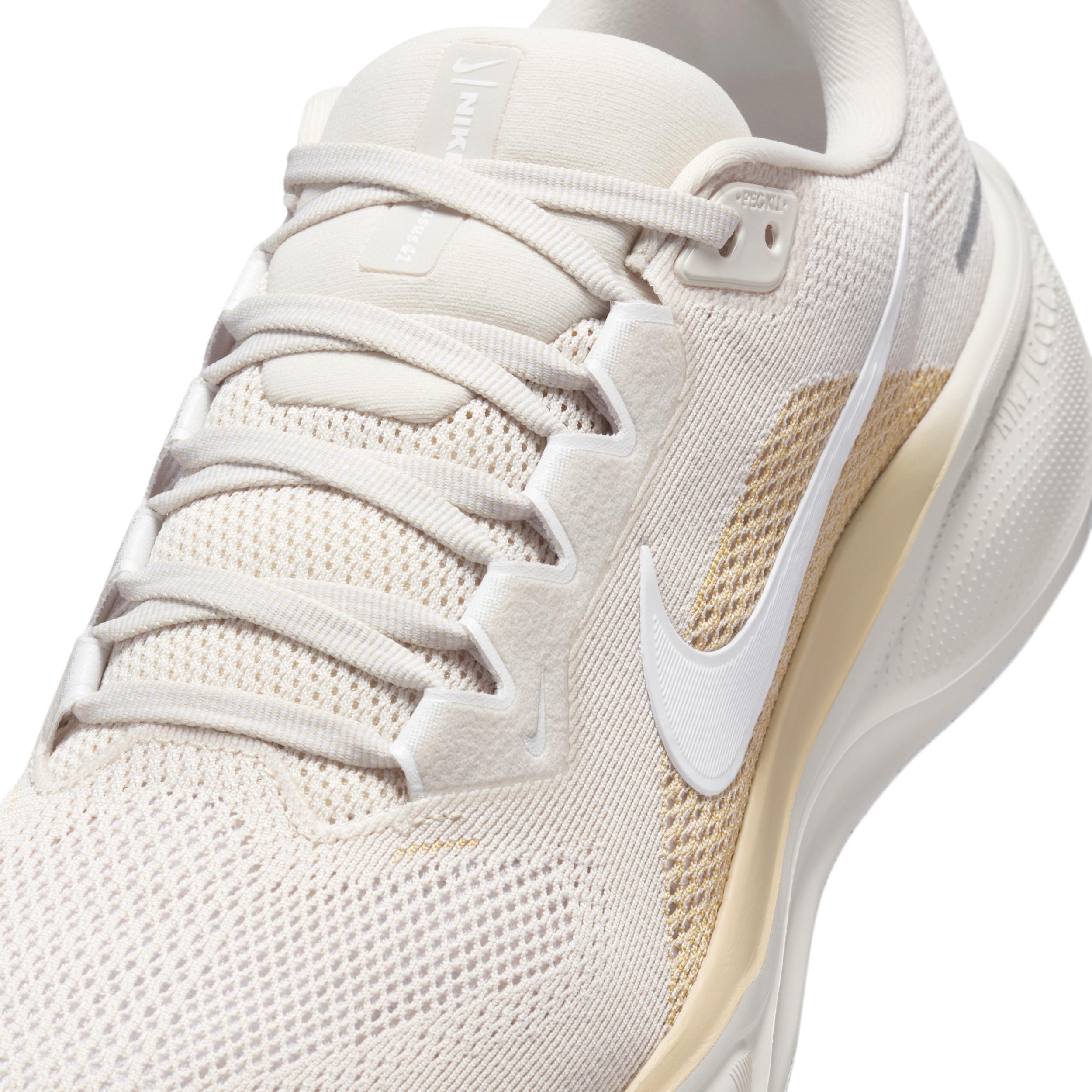 Nike Mens Nike Air Zoom Pegasus 41 - Mens Running Shoes White/Tan Product Image