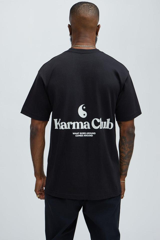 Karma Club Short Sleeve Tee - Black Product Image