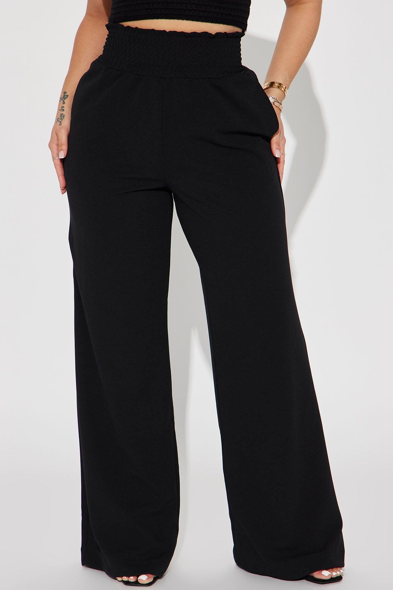 Breezy Day Wide Leg Pant - Black Product Image