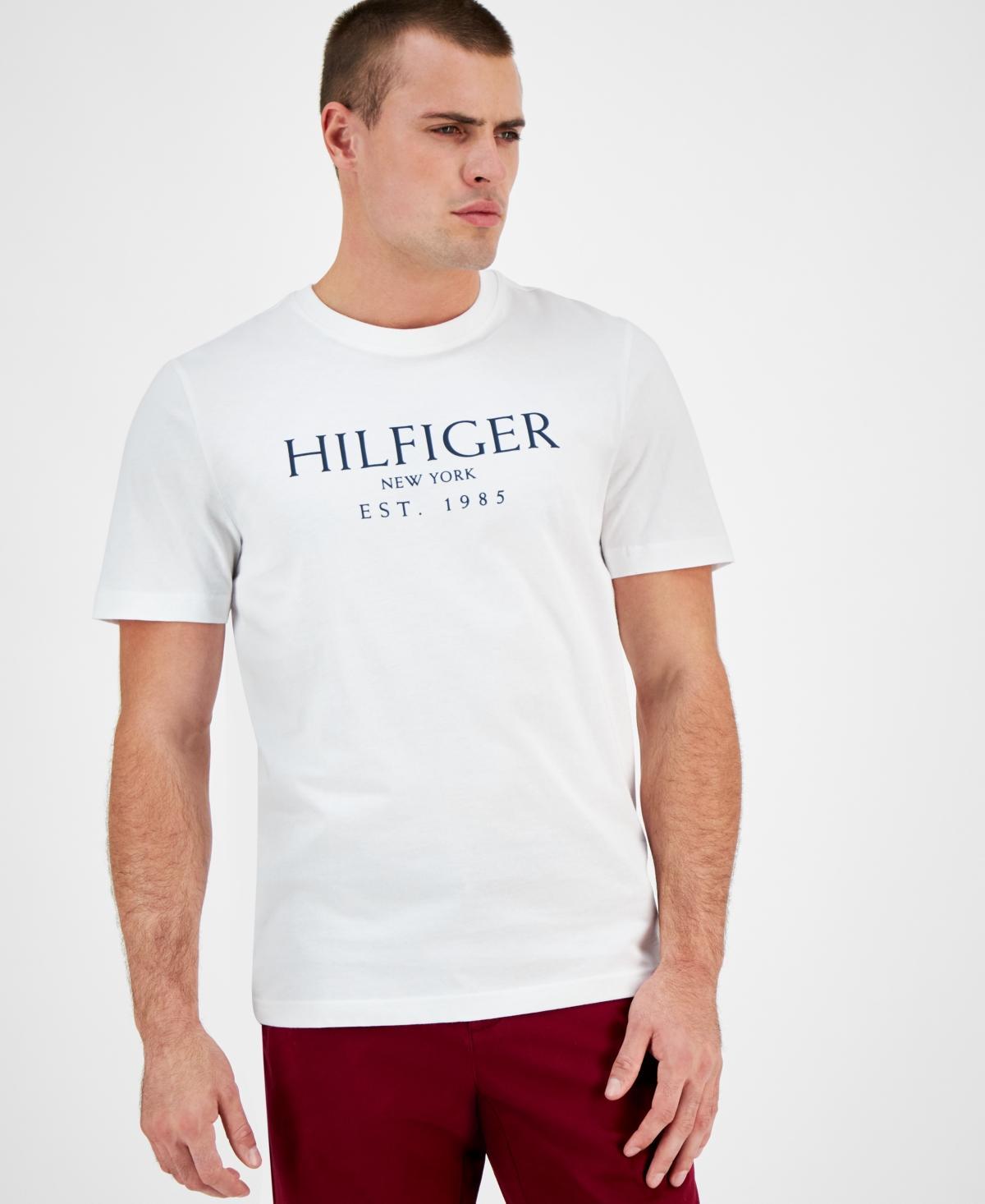 Tommy Hilfiger Mens Short Sleeve Crewneck Logo T-Shirt Product Image