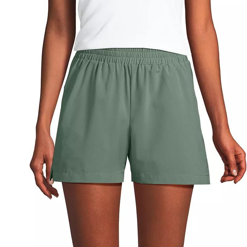 Womens Lands End Packable Lightweight Woven 5-in. Shorts Product Image