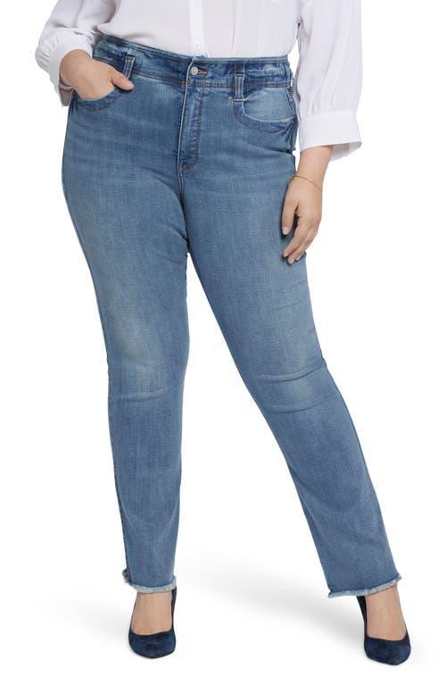 NYDJ Womens Marilyn Straight Jeans In Plus Size in Paddington, Size: 28W | Denim Product Image