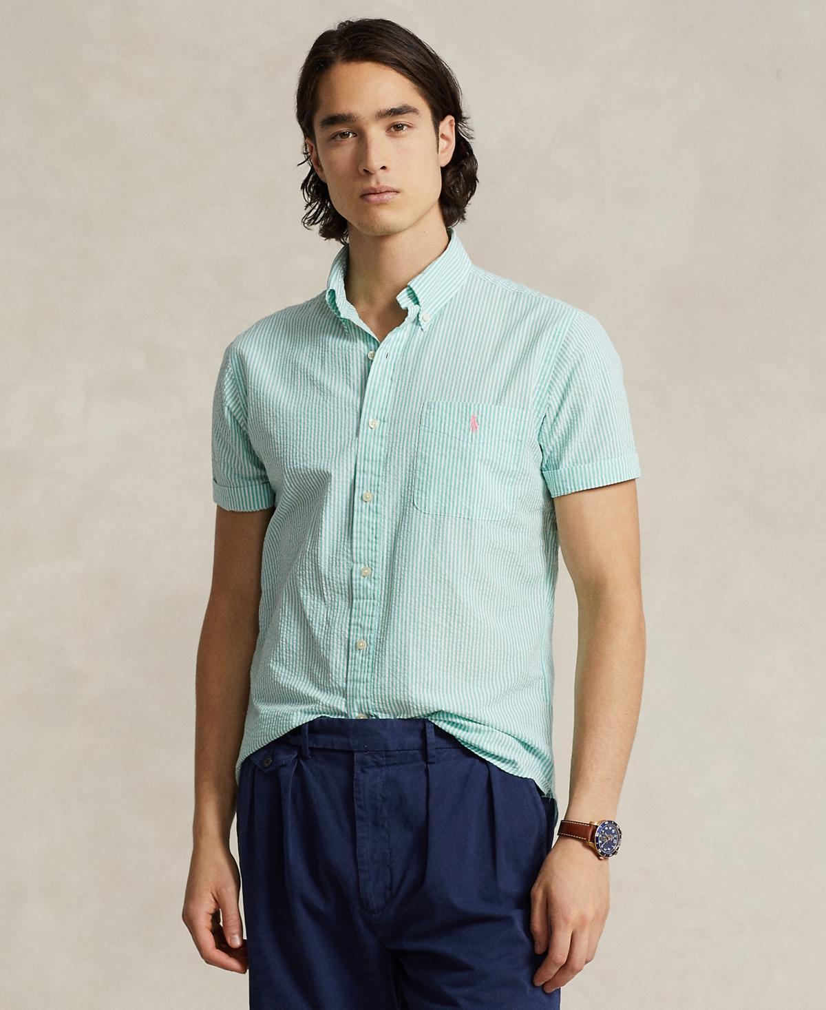 Polo Ralph Lauren Mens Rl Prepster Classic-Fit Seersucker Shirt Product Image