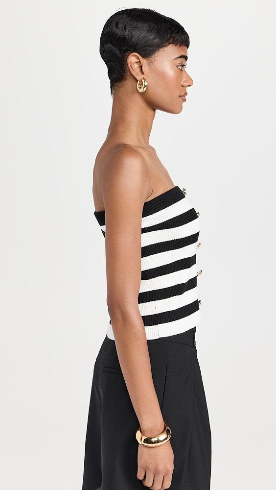 endless rose Striped Strapless Top | Shopbop Product Image