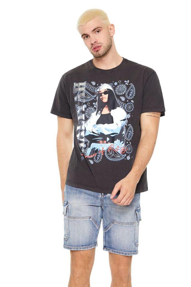 Aaliyah Shimmer Foil Graphic Tee | Forever 21 Product Image