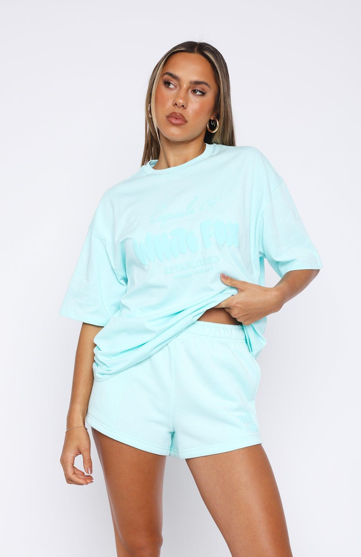 Capsule 9 Star Of The Moment Lounge Shorts Mint Product Image