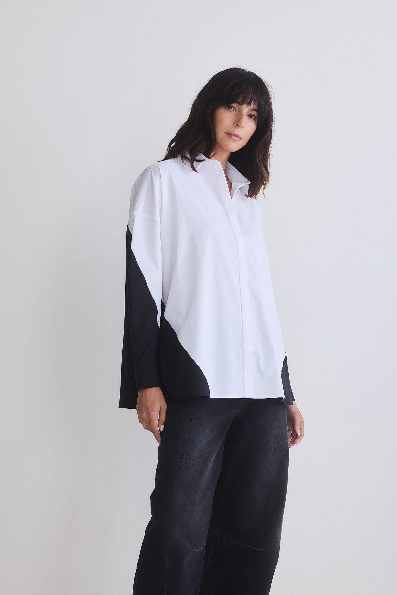 Colorblock Refine Oversized Tunic Product Image