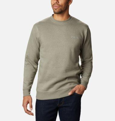 Mens Columbia Hart Mountain II Crewneck Pullover Blue Product Image