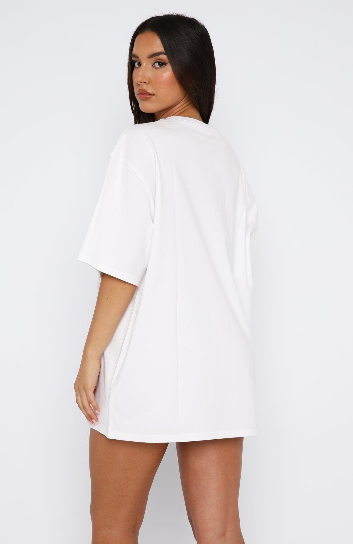 Florent Oversized Tee White Product Image