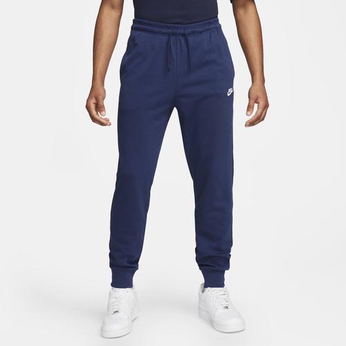 Nike Mens Nike Club Knit Jogger - Mens Midnight Navy/White Product Image