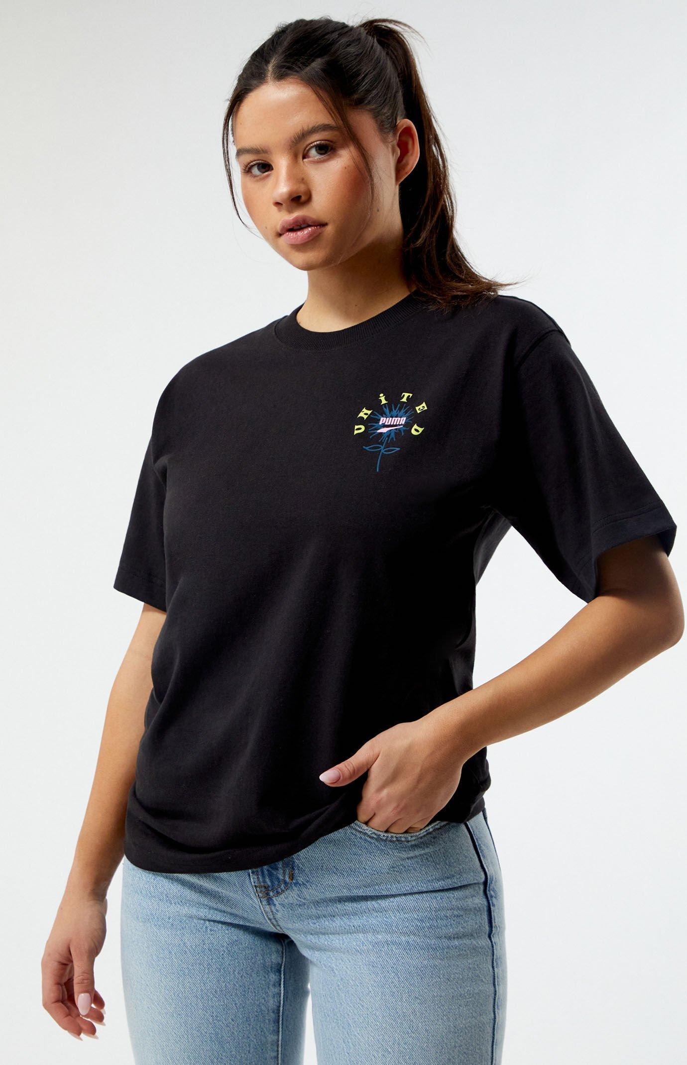 Puma Womens United Relaxed Graphic T-Shirt - Product Image