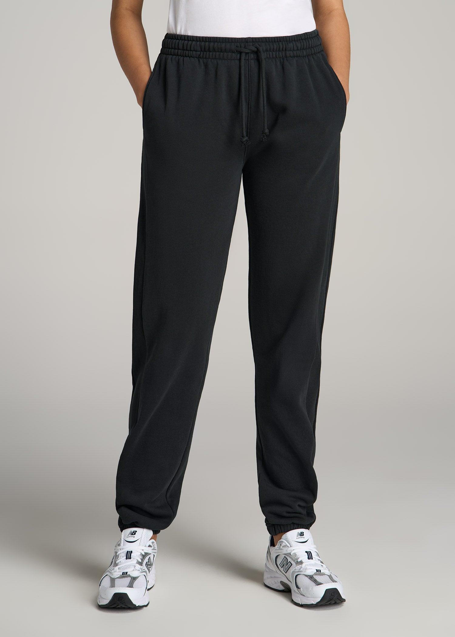 Wearever Fleece Regular Fit Women's Tall Sweatpants in Vintage Black Product Image