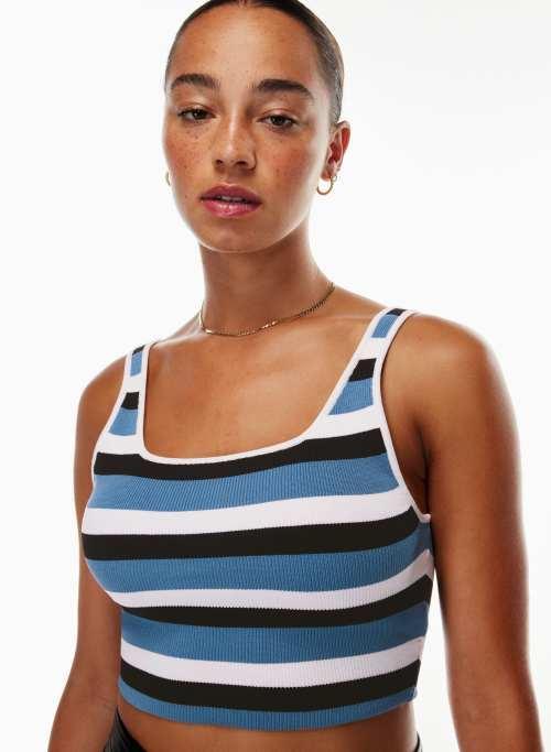 squareneck cropped tank Product Image