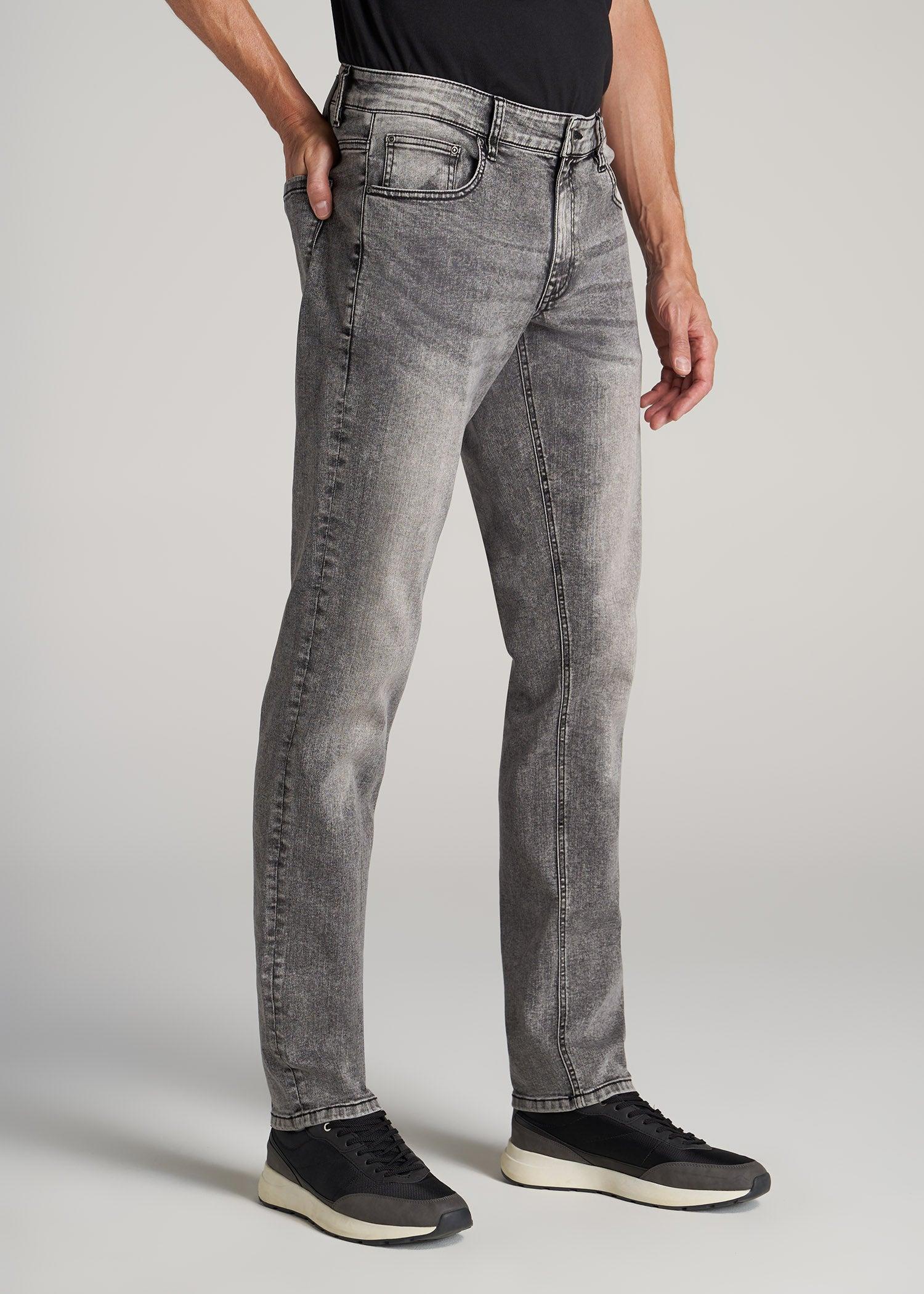 Carman TAPERED Jeans for Tall Men in Washed Faded Black Male Product Image