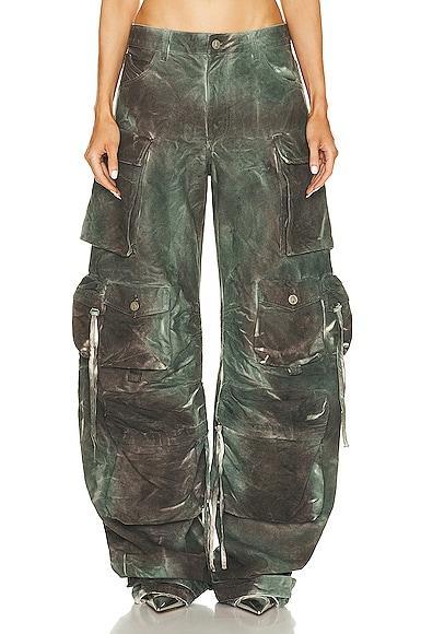 THE ATTICO Fern Long Pant in Green Product Image