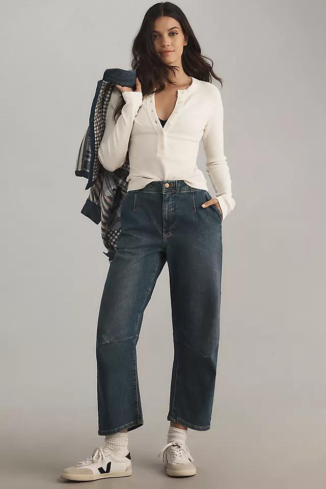 Pilcro Mid-Rise Curve Taper Jeans product image