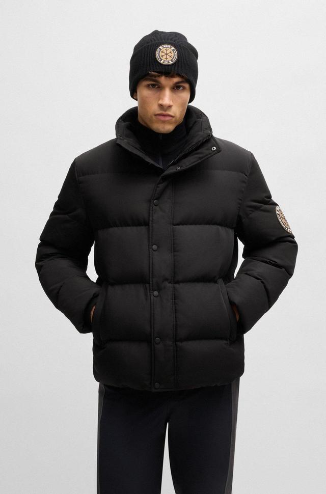 BOSS - BOSS Ski water-repellent puffer jacket with down filling - Black Product Image