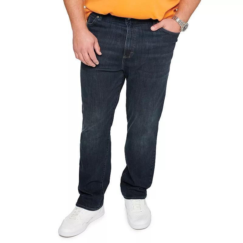 Mens Big and Tall Lee Extreme Motion MVP Straight Tapered Jeans Med Blue Product Image