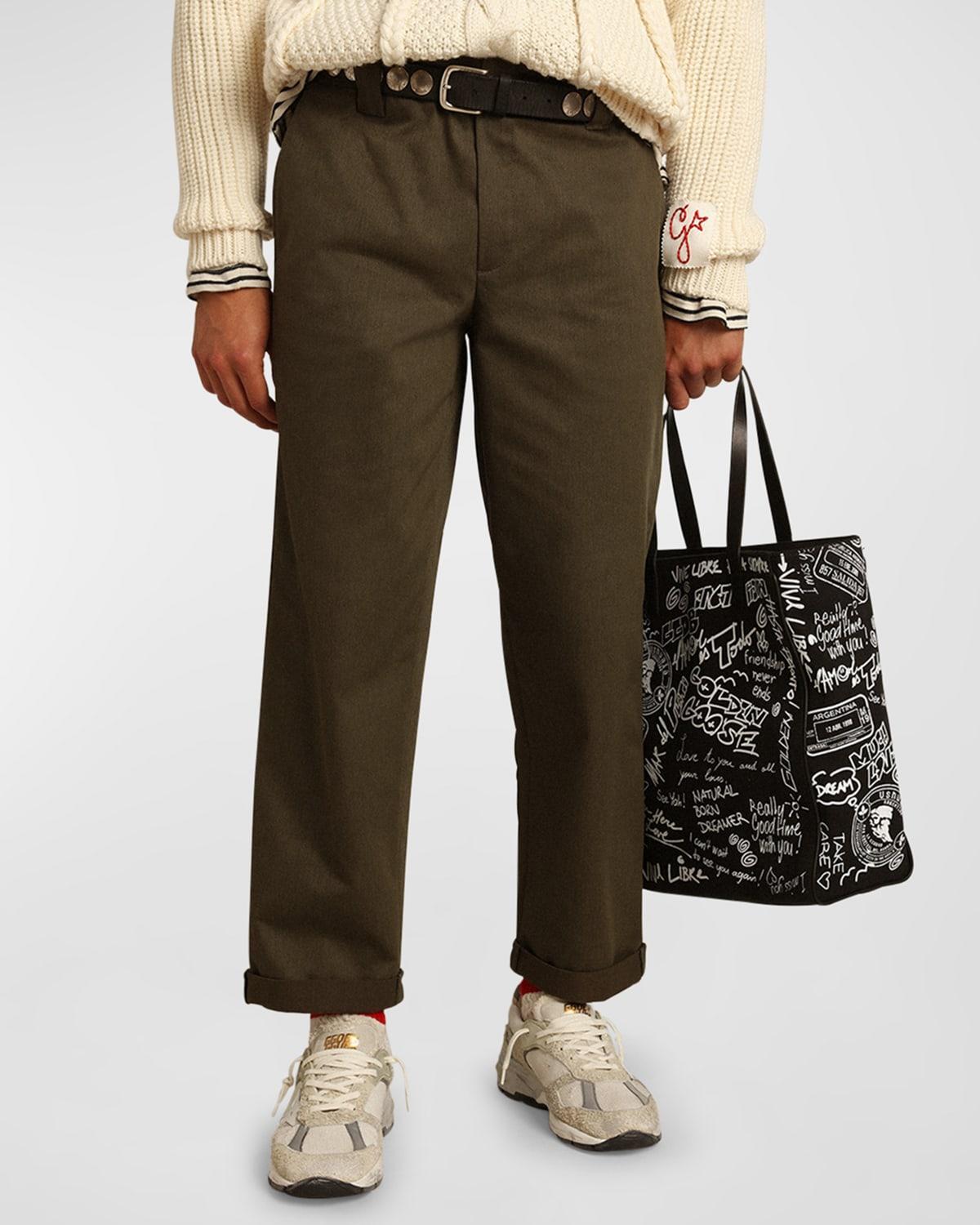 Mens Comfort Cotton Chino Skate Pants Product Image