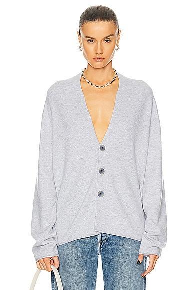 Guest In Residence Everywear Cardigan in Grey Product Image