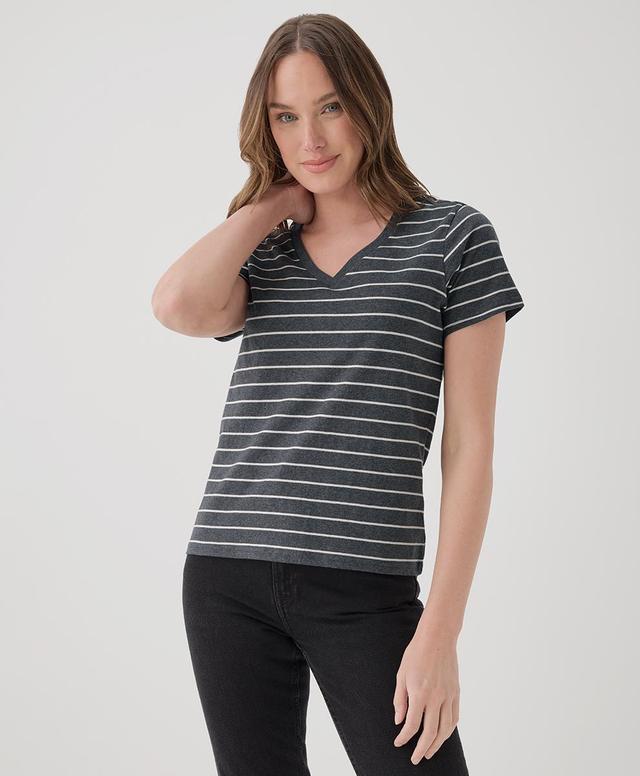 Womens Softspun V-Neck Tee L Product Image