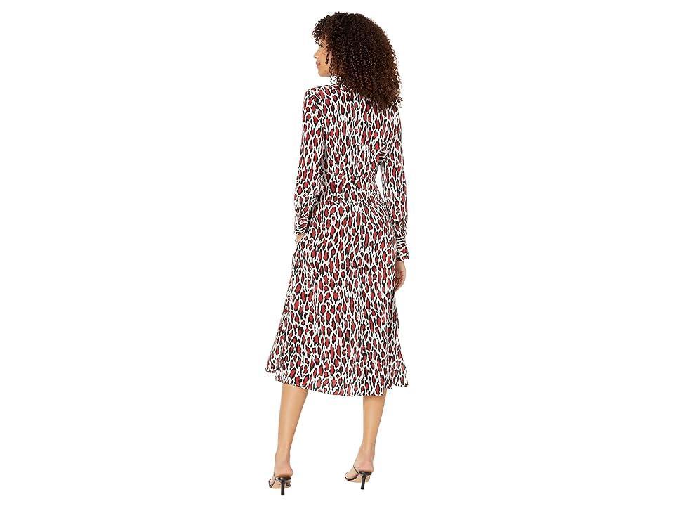 EQUIPMENT Thea Dress (Chili Pepper Multi) Women's Clothing Product Image