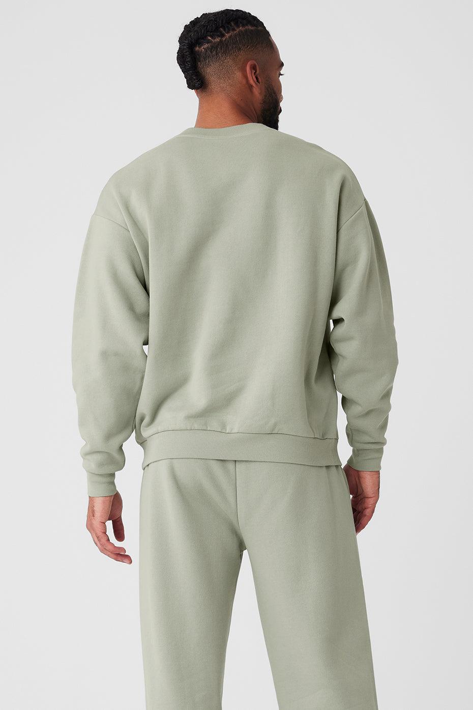 Accolade Crew Neck Pullover - Limestone Male Product Image