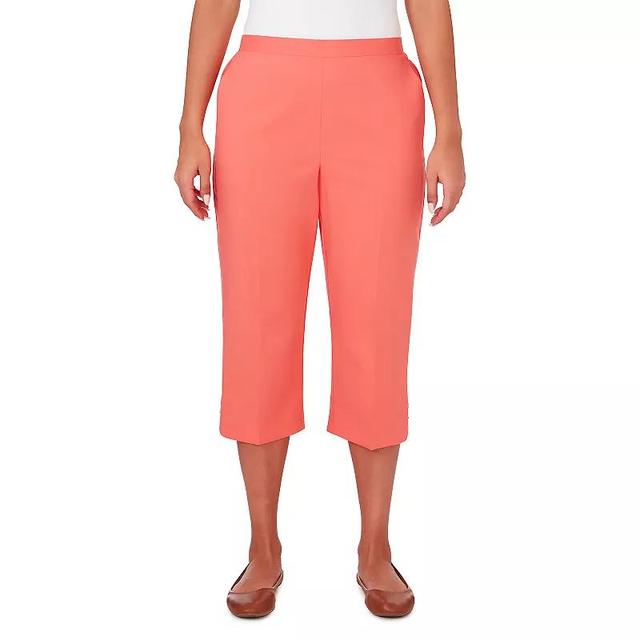 Alfred Dunner Womens Neptune Beach Pull-On Beach Capri Pants Product Image