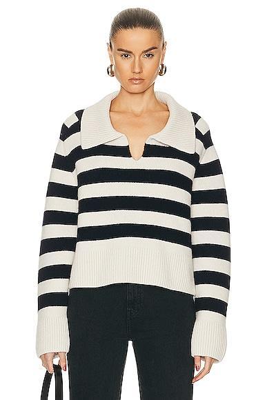 KHAITE Franklin Sweater in Ivory Product Image