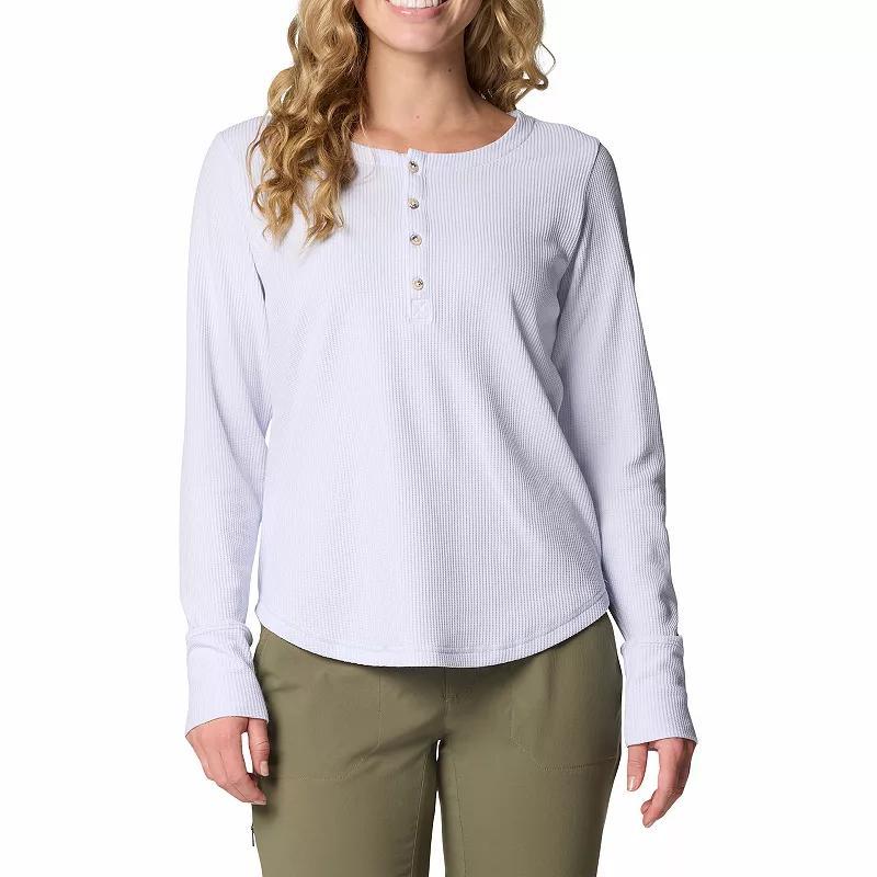 Womens Columbia Blue Point Fall Long Sleeve Henley Product Image